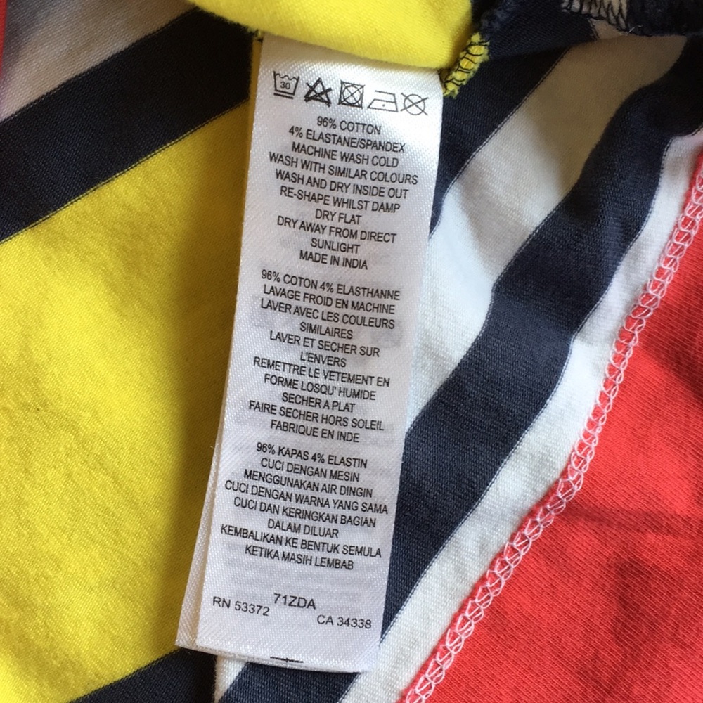 French Connection Striped Mini Dress - US Size 4 - Picture 2 of 6